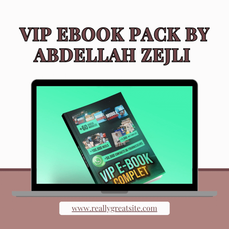 VIP EBOOK PACK BY ABDELLAH ZEJLI